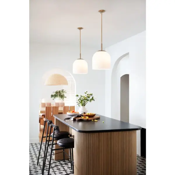 Willa LED Pendant in Heritage Brass - Image 9