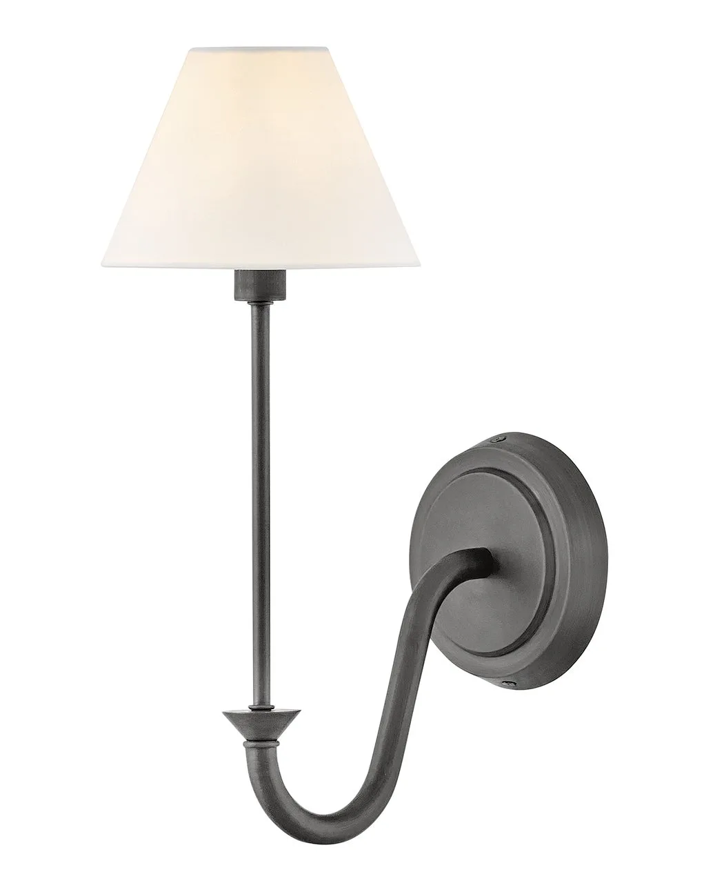 Greta LED Wall Sconce in Blackened Brass