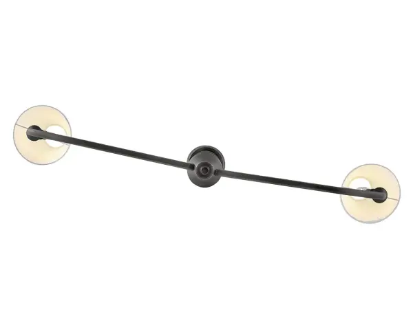 Greta LED Linear Chandelier in Blackened Brass - Image 6