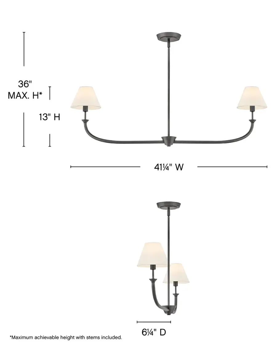 Medium Two Light Linear - Image 8