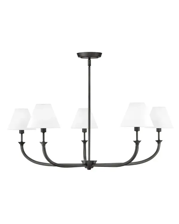 Greta LED Chandelier in Blackened Brass - Image 3