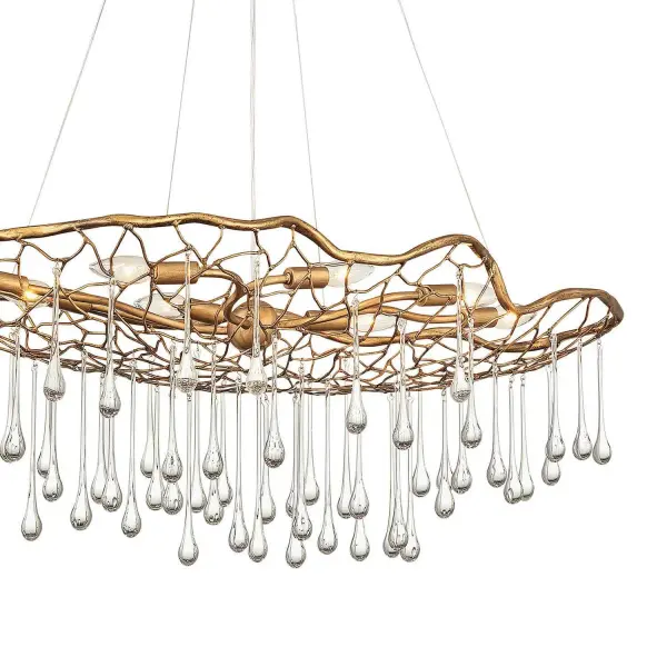 Laguna LED Chandelier in Burnished Gold - Image 1