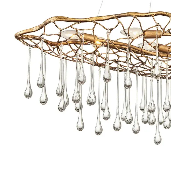Laguna LED Chandelier in Burnished Gold - Image 2
