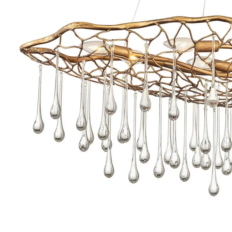 Laguna LED Chandelier in Burnished Gold - Image 2