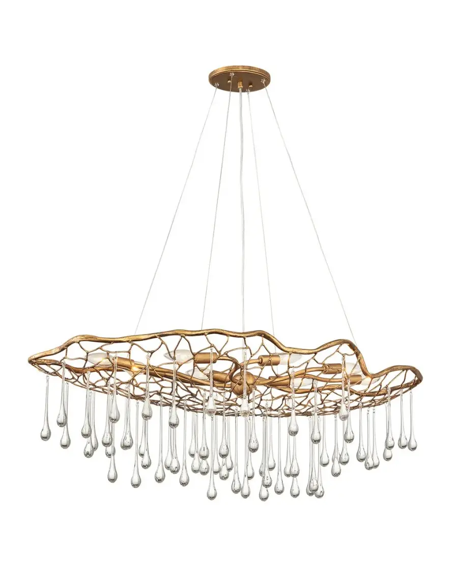 Laguna LED Chandelier in Burnished Gold - Image 3