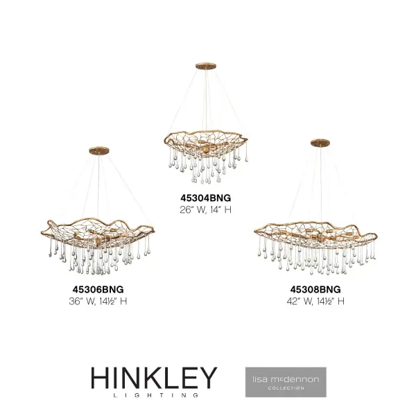 Laguna LED Chandelier in Burnished Gold - Image 5