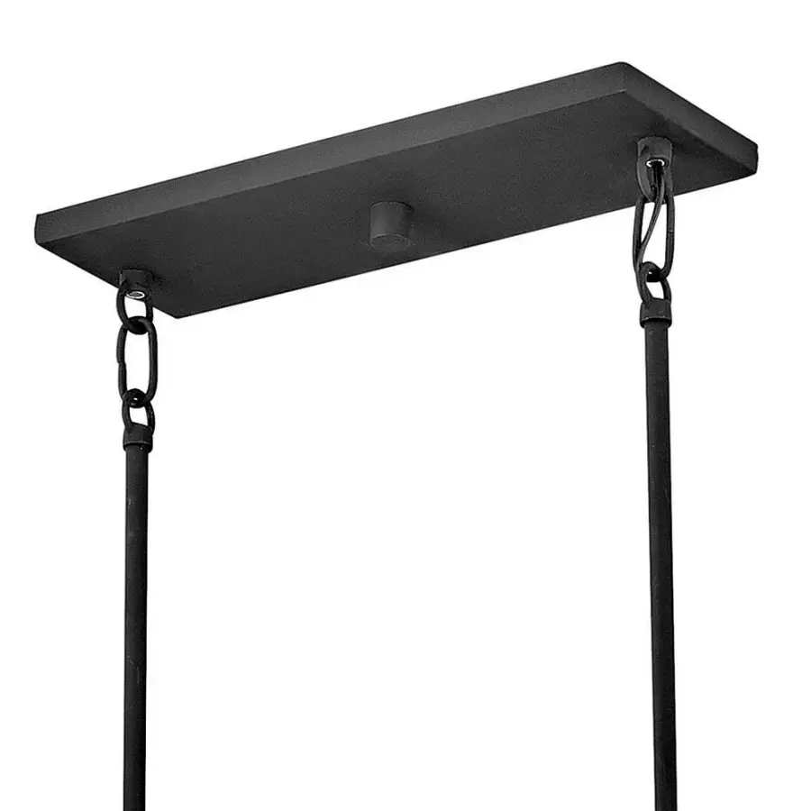 Giada LED Linear Chandelier in Black - Image 4