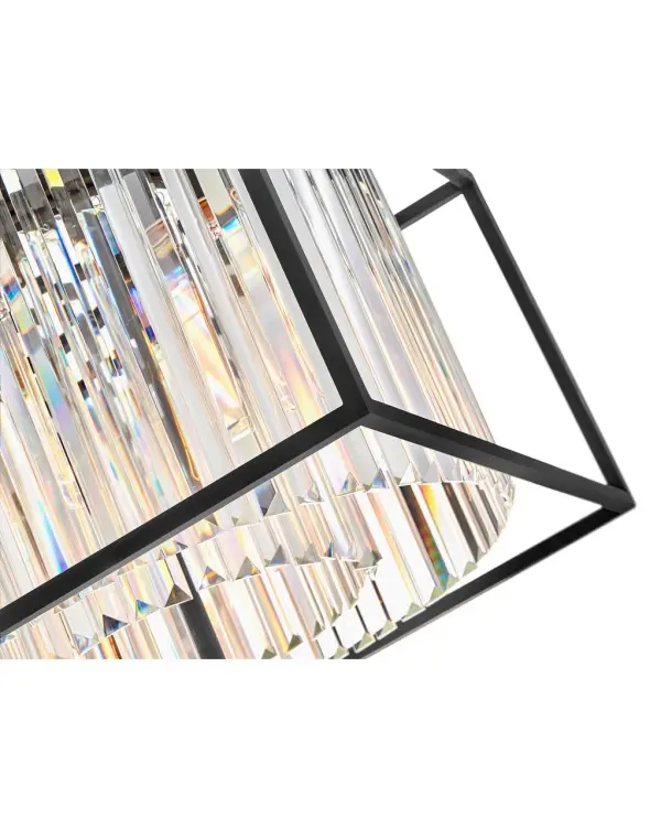 Giada LED Chandelier in Black - Image 3