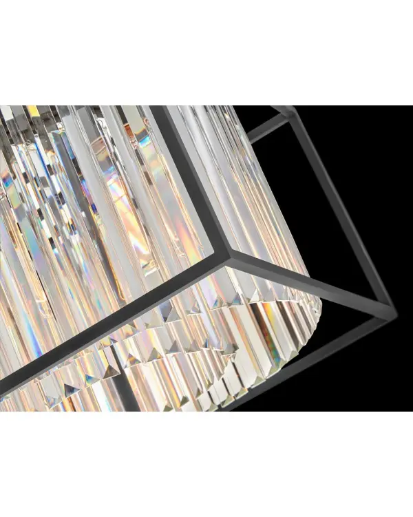 Giada LED Chandelier in Black - Image 4