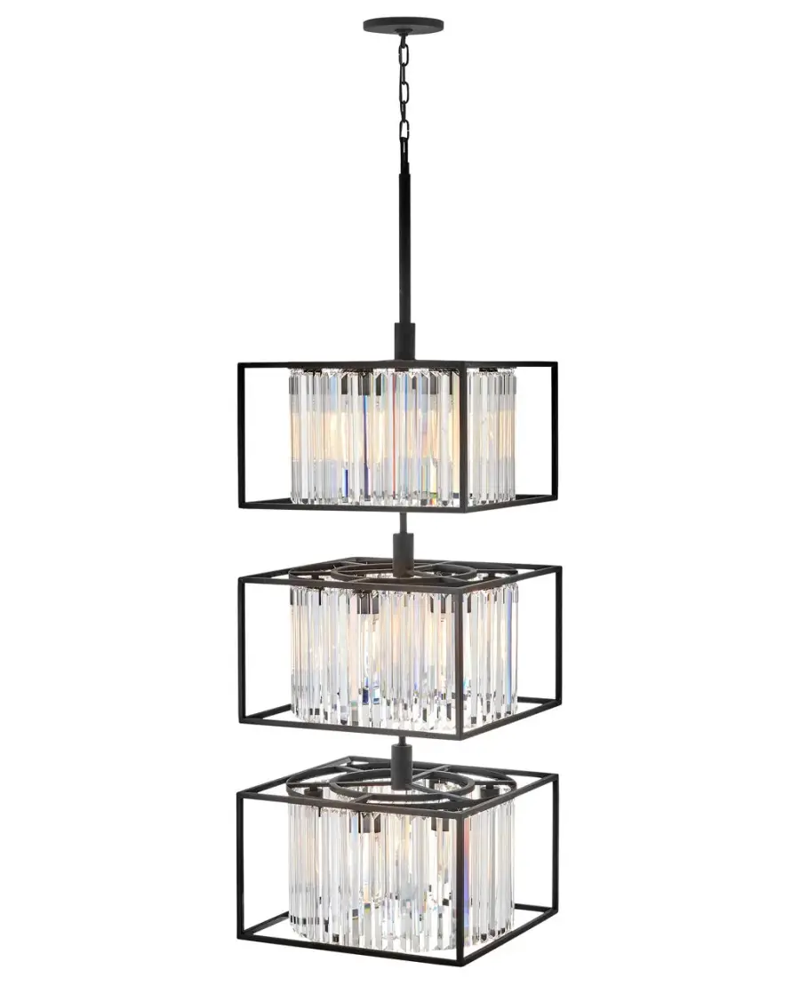 Giada LED Chandelier in Black - Image 6