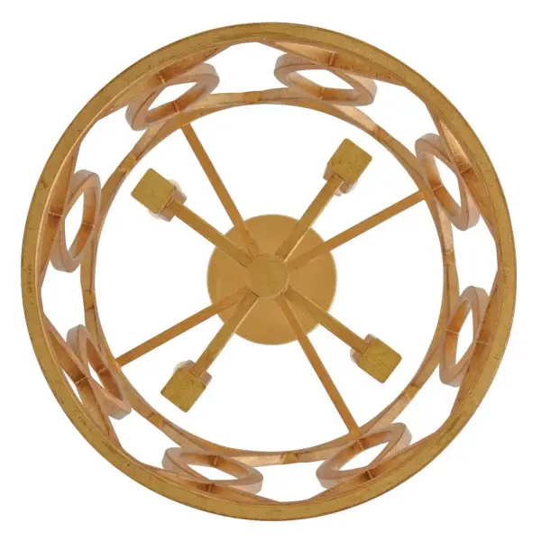 Leona LED Pendant in Distressed Brass - Image 8