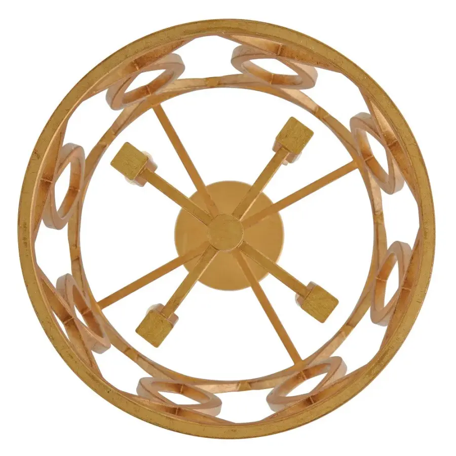 Leona LED Pendant in Distressed Brass - Image 8