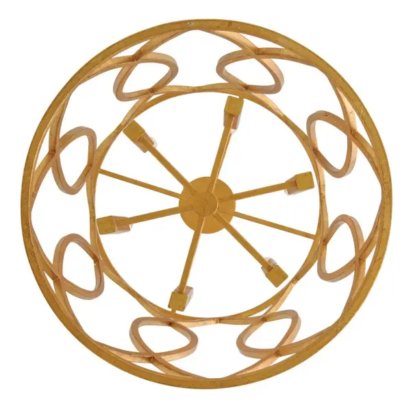 Leona LED Pendant in Distressed Brass - Image 8