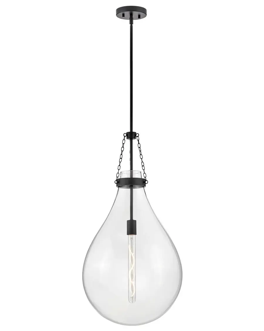 Eloise LED Pendant in Black - Image 1