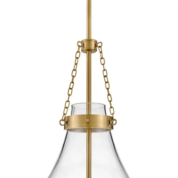 Eloise LED Pendant in Lacquered Brass - Image 4
