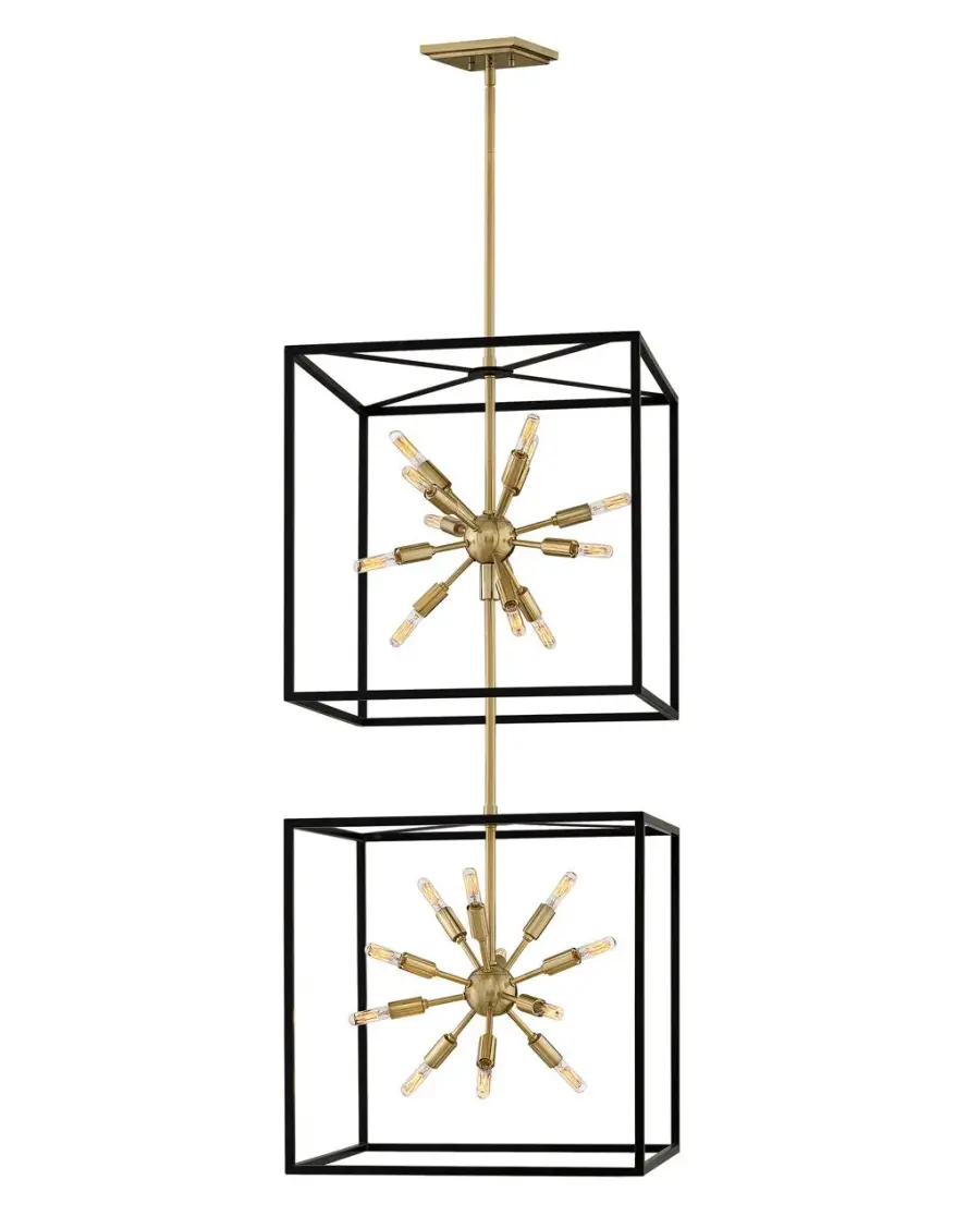 Aros LED Pendant in Black - Image 1