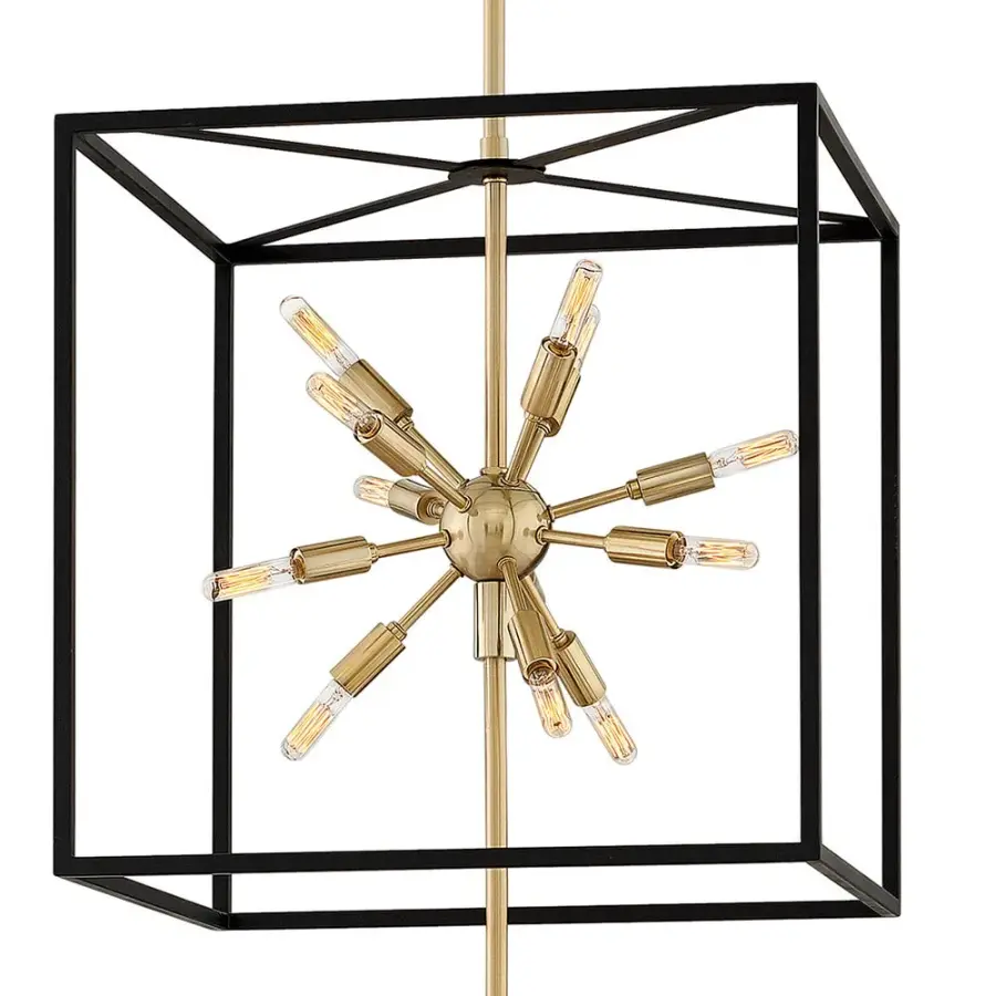 Aros LED Pendant in Black - Image 3