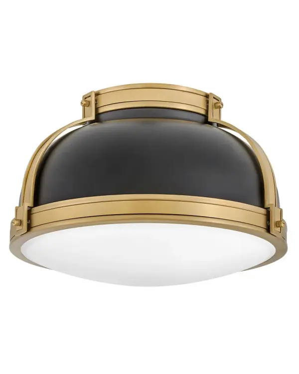 Barton LED Flush Mount in Black - Image 3