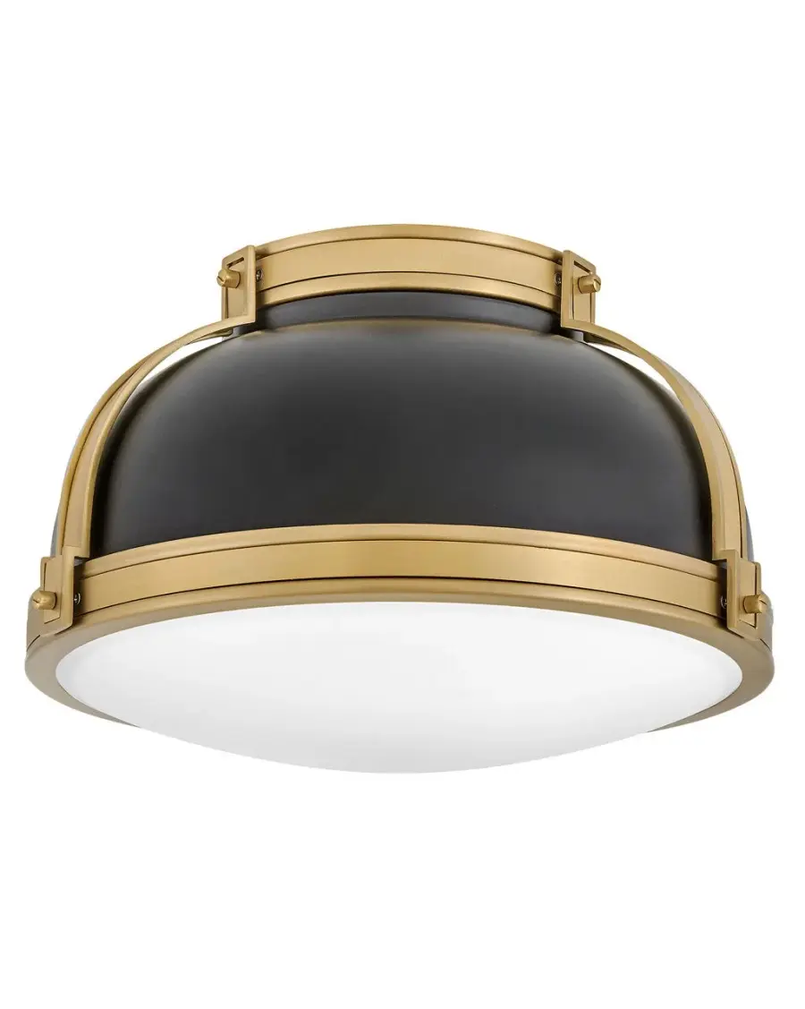 Barton LED Flush Mount in Black - Image 3
