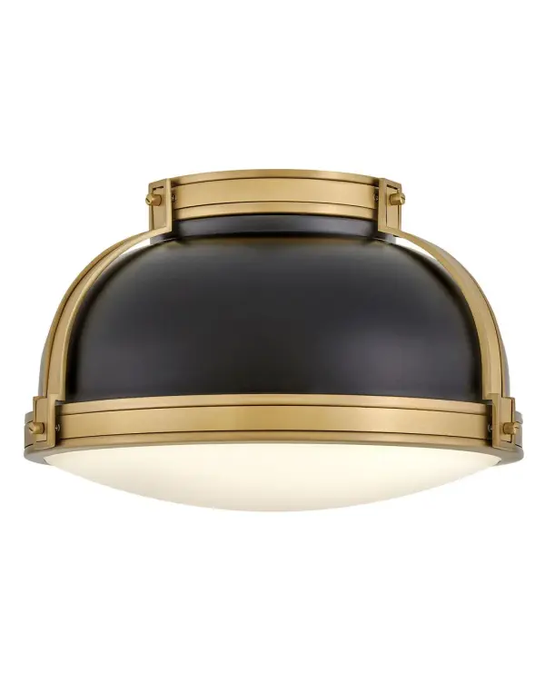 Barton LED Flush Mount in Black - Image 4
