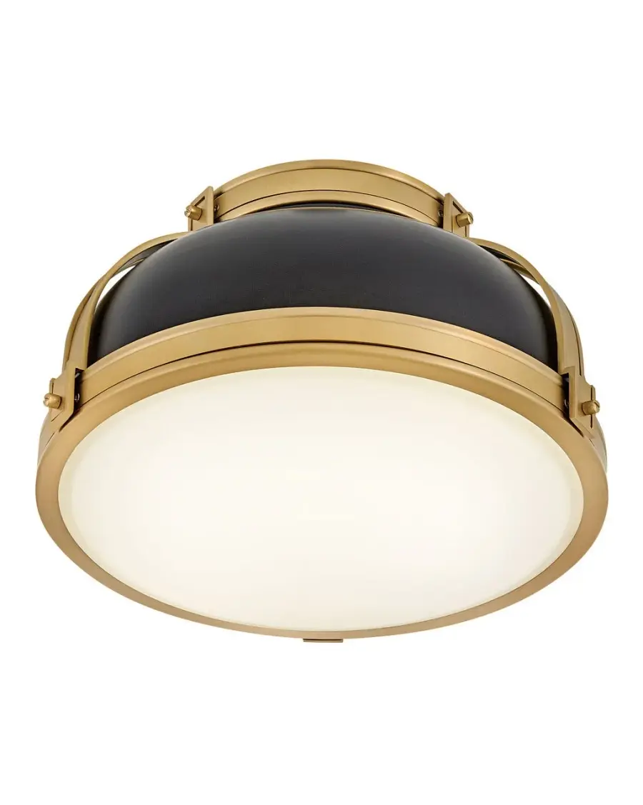 Barton LED Flush Mount in Black - Image 5