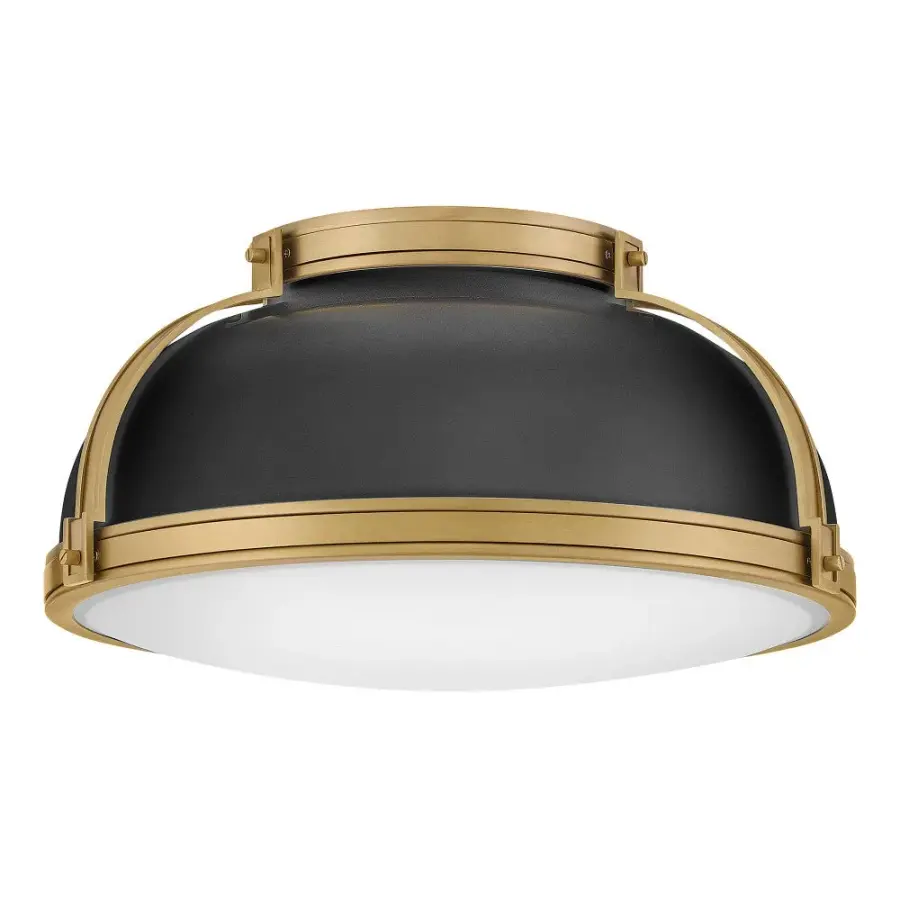Barton LED Flush Mount in Black - Image 2