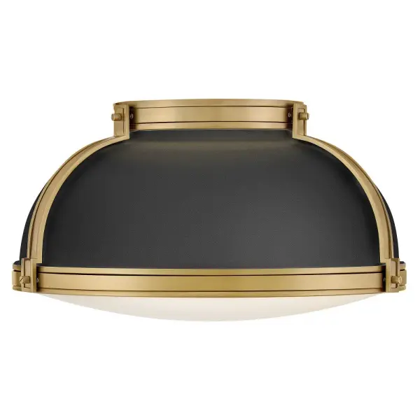 Barton LED Flush Mount in Black - Image 5