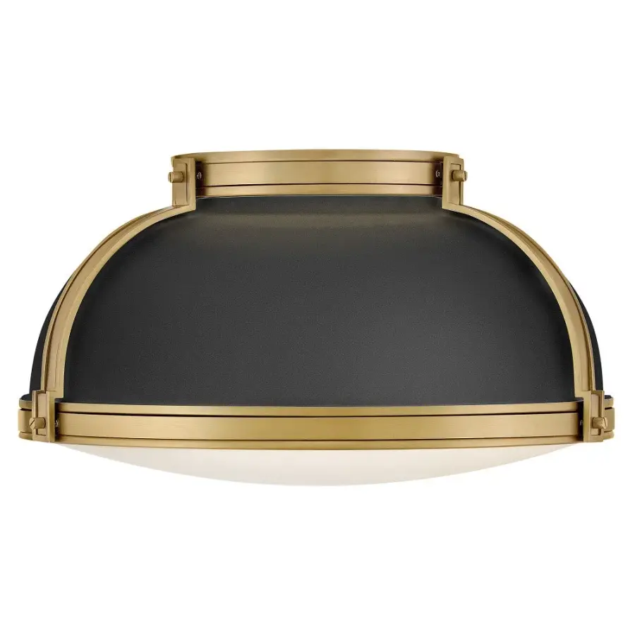 Barton LED Flush Mount in Black - Image 5