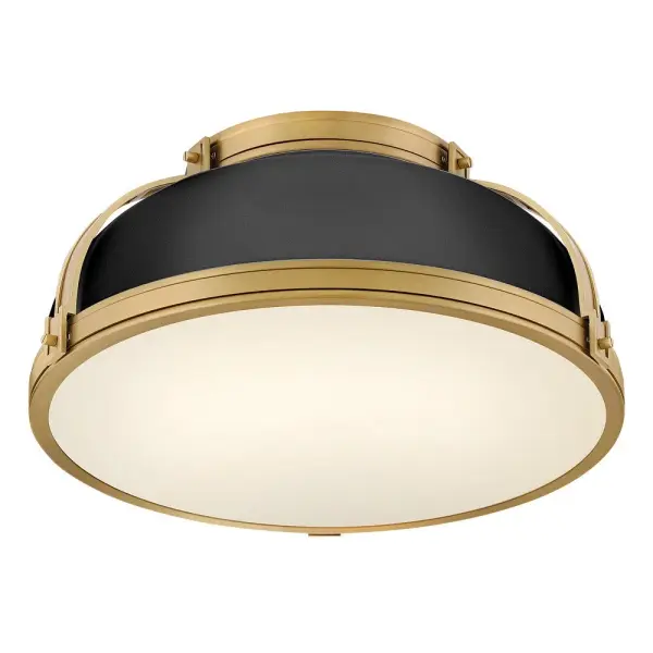Barton LED Flush Mount in Black - Image 6