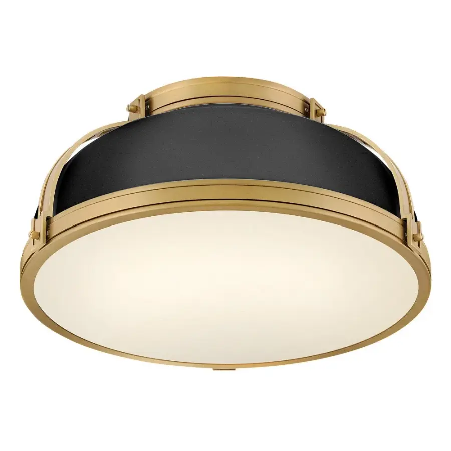 Barton LED Flush Mount in Black - Image 6