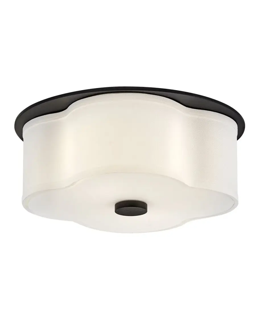 Delaney LED Flush Mount in Black - Image 1