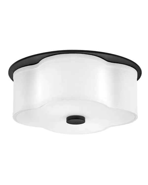Delaney LED Flush Mount in Black - Image 3