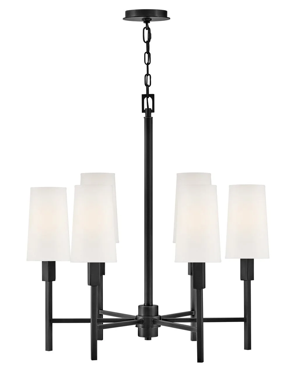 Fenwick LED Chandelier in Black