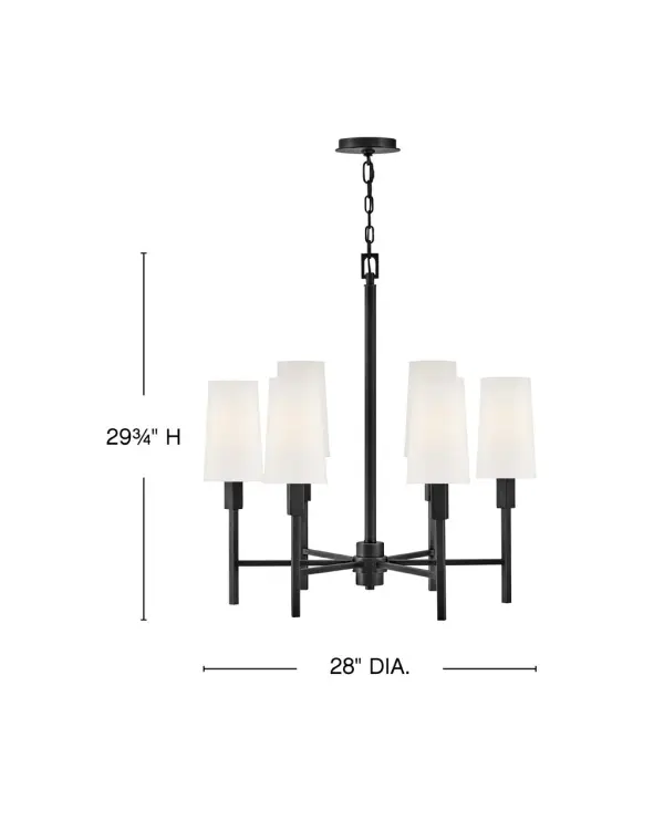Fenwick’s chic, tailored aesthetic perfectly showcases its natural paper shades accentuated by bespoke, topstitched detailing. Square arms create dynamic angles complemented by a Heritage Brass or Black finish. - alternate view