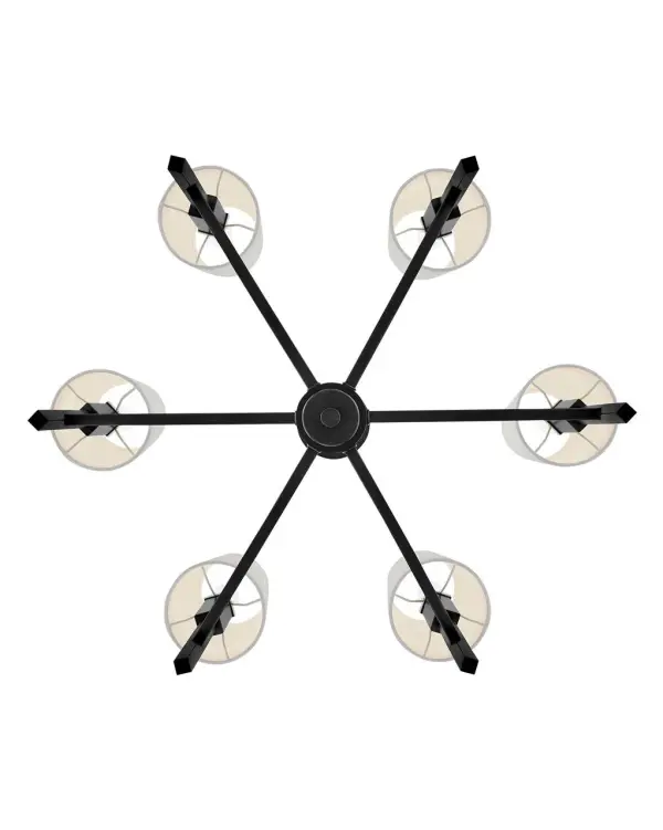 Fenwick LED Chandelier in Black - Image 6