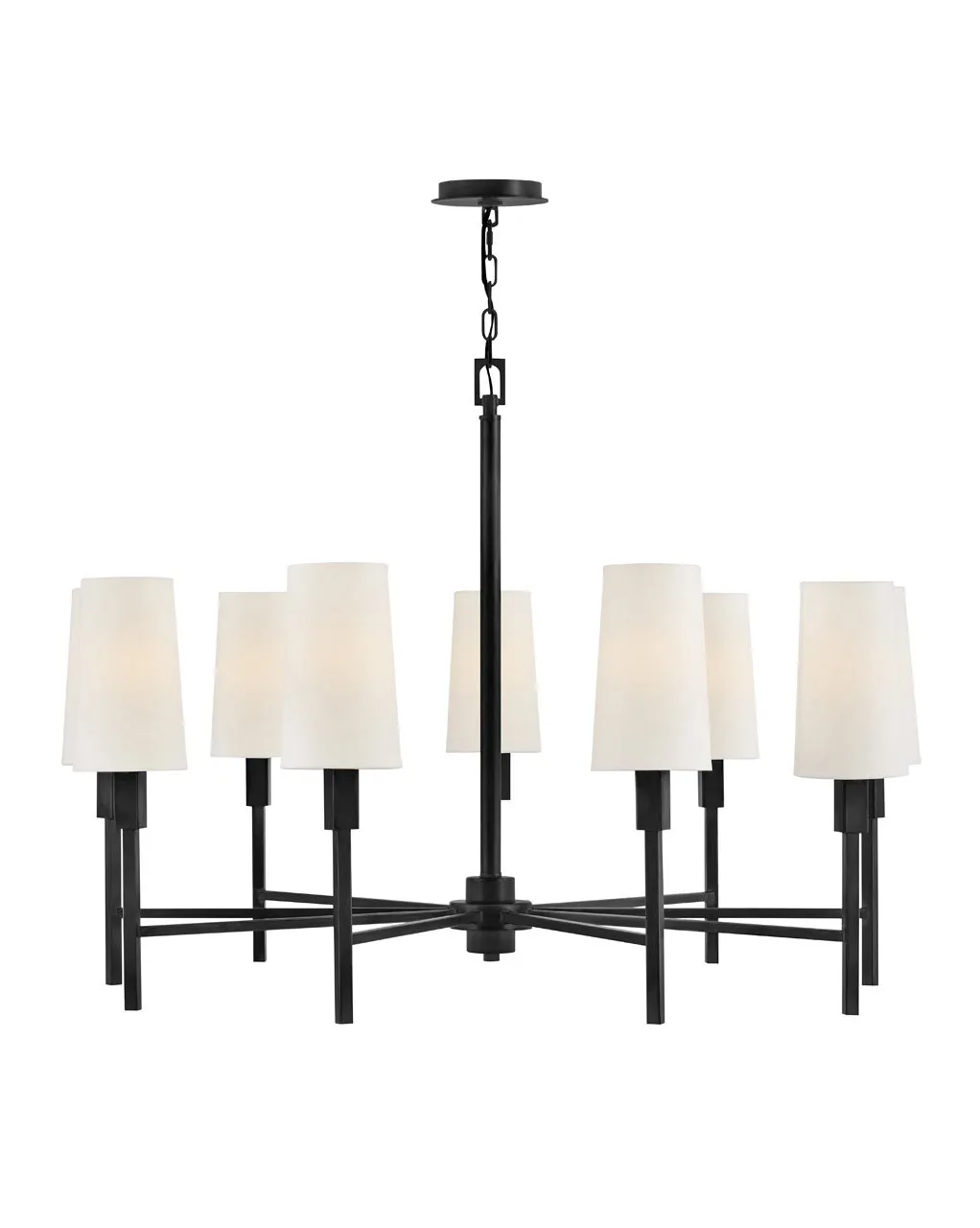 Fenwick LED Chandelier in Black