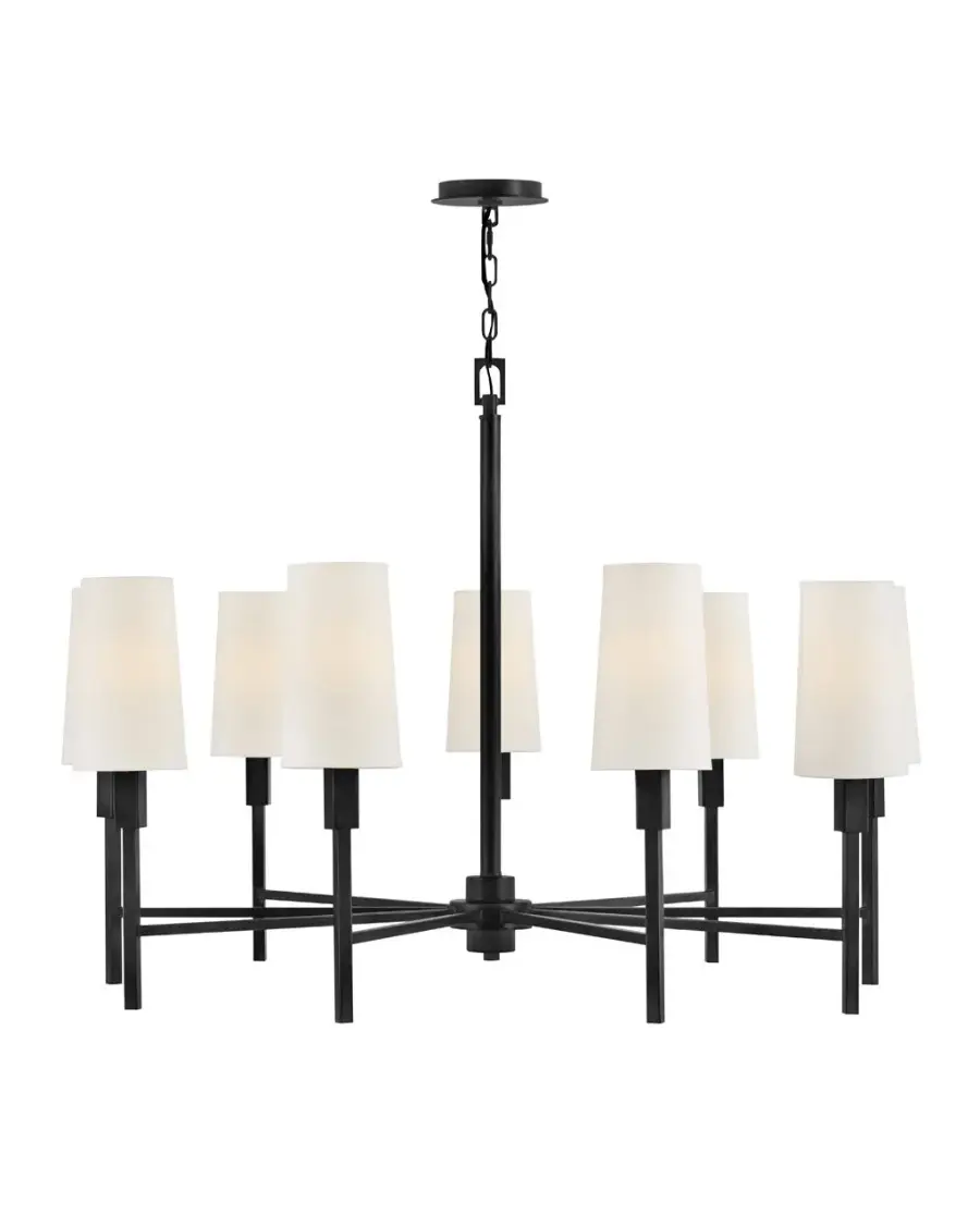 Fenwick LED Chandelier in Black - Image 1