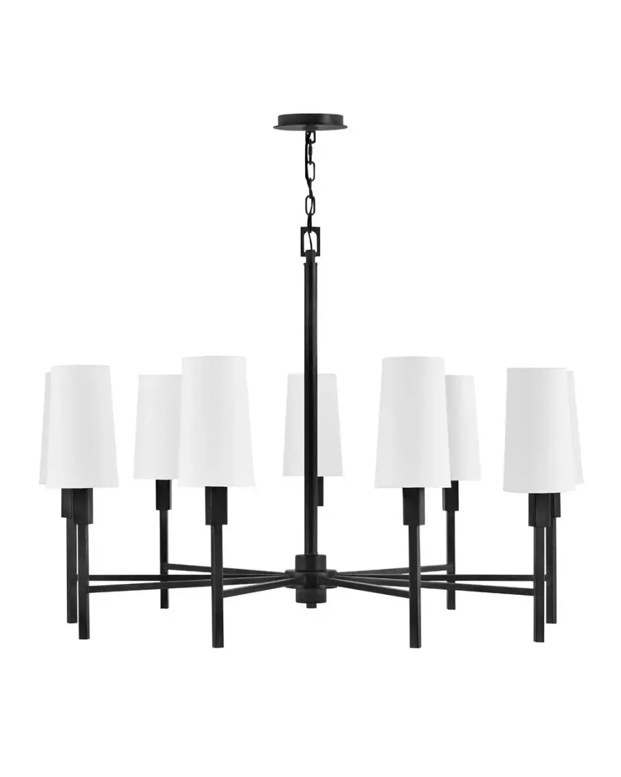 Fenwick LED Chandelier in Black - Image 3