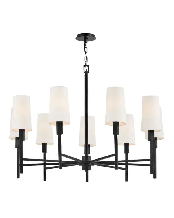 Fenwick LED Chandelier in Black - Image 4