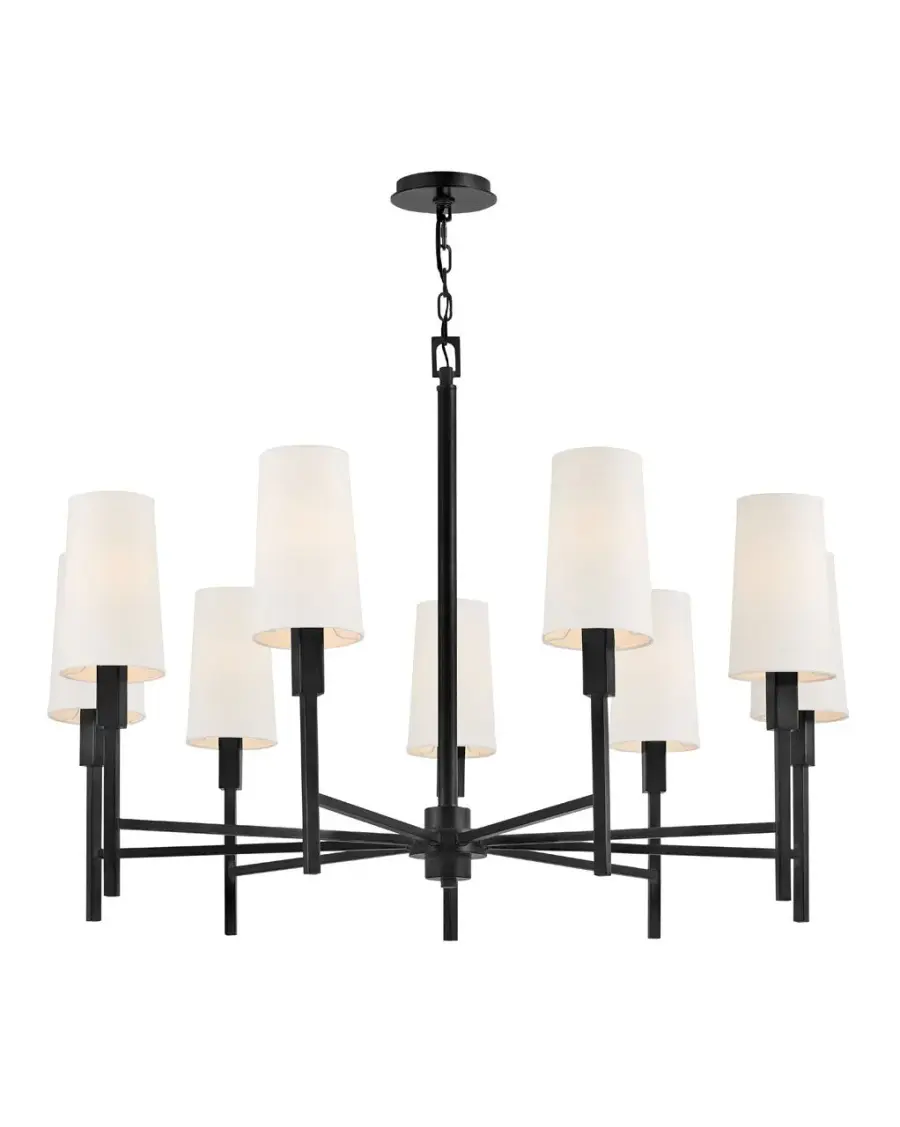 Fenwick LED Chandelier in Black - Image 4