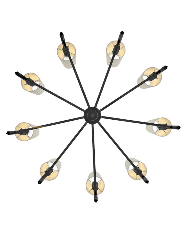 Fenwick LED Chandelier in Black - Image 6