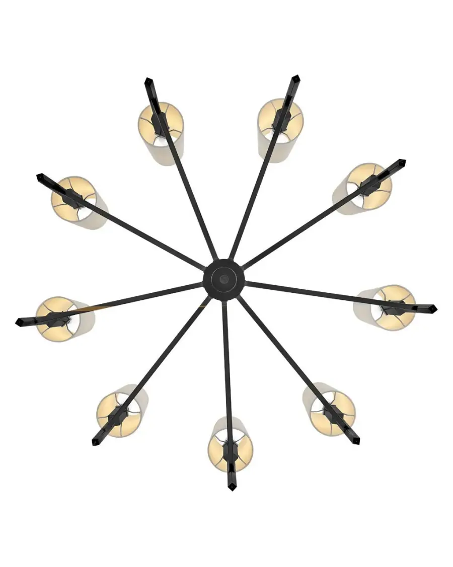 Fenwick LED Chandelier in Black - Image 6