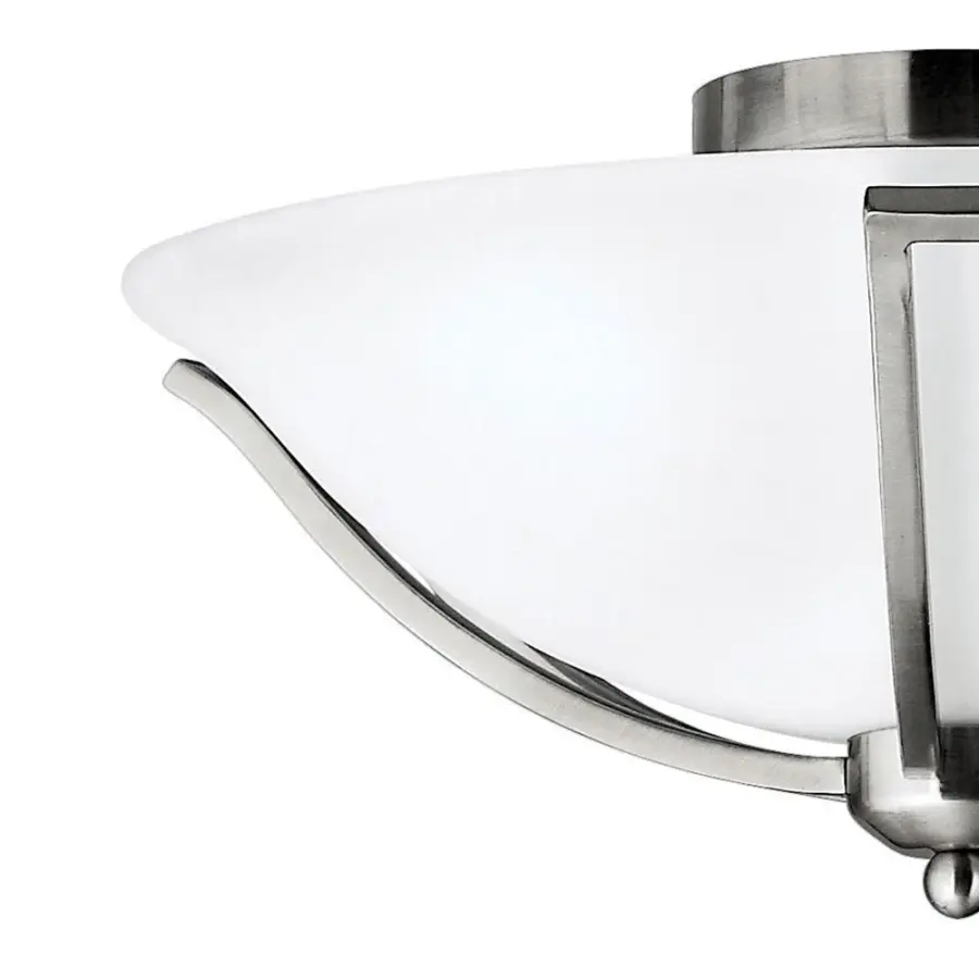 Bolla LED Flush Mount in Brushed Nickel - Image 2