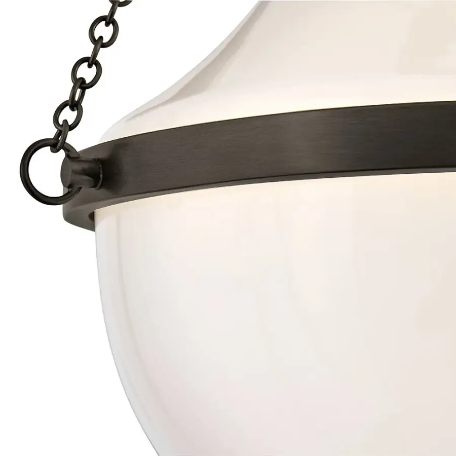 Collins LED Semi-Flush Mount in Black Oxide - Image 4