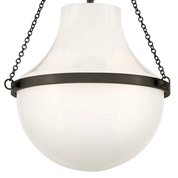 Collins LED Semi-Flush Mount in Black Oxide - Image 5