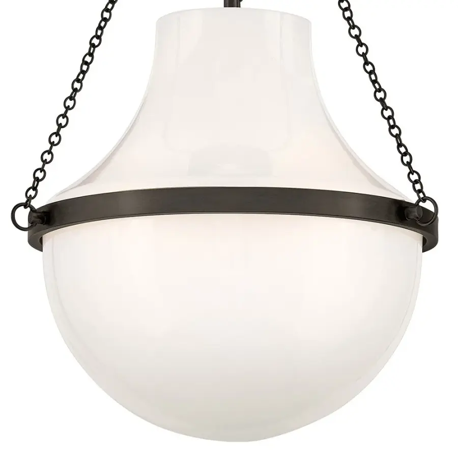 Collins LED Semi-Flush Mount in Black Oxide - Image 5