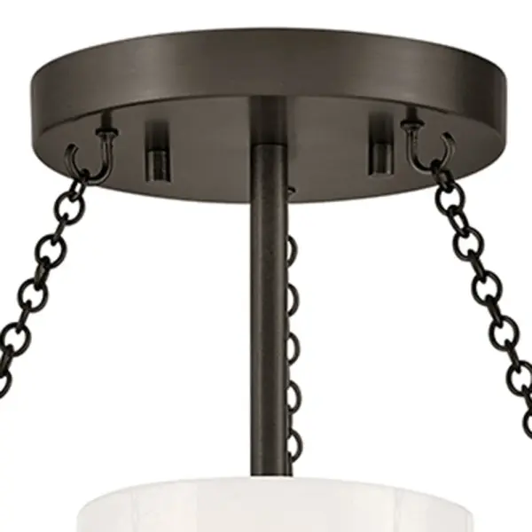 Collins LED Semi-Flush Mount in Black Oxide - Image 7