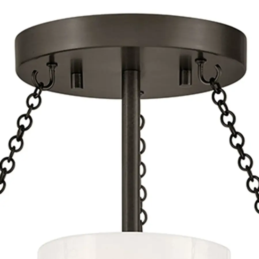 Collins LED Semi-Flush Mount in Black Oxide - Image 7