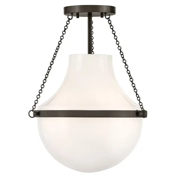Collins LED Semi-Flush Mount in Black Oxide - Image 8