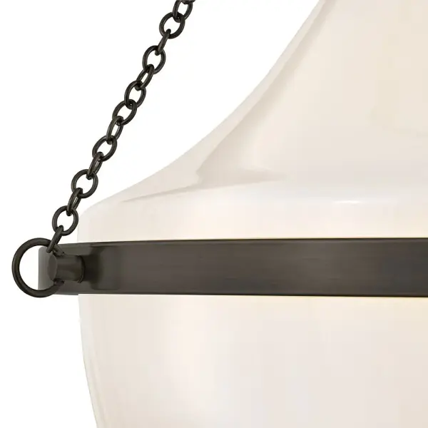 Collins LED Semi-Flush Mount in Black Oxide - Image 4